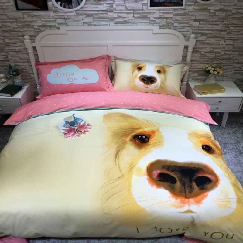 100% Cotton Model C&D-YSBN-WYAN 3D Bedding sets