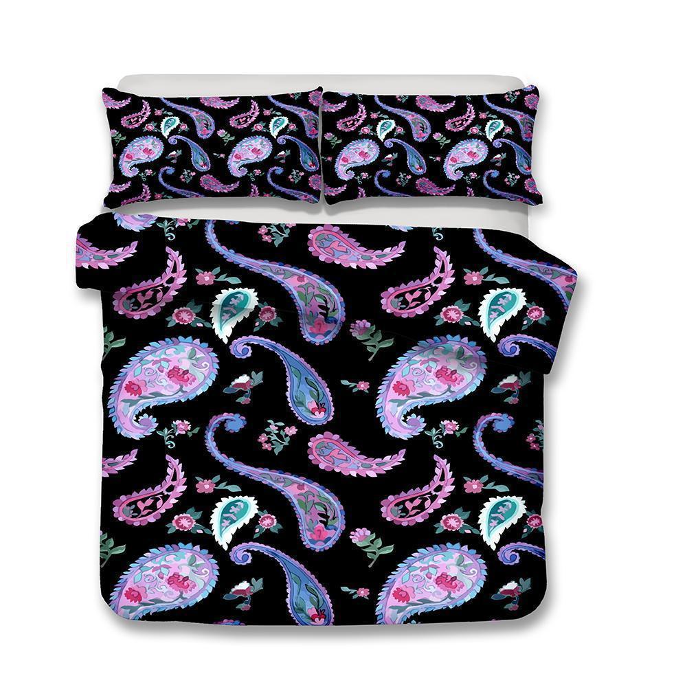 2018 Design Print Bohemia Blue Purple Bohemian Comforter Boho Bedspreadss3D Customized Duvet Cover Bedding Sets