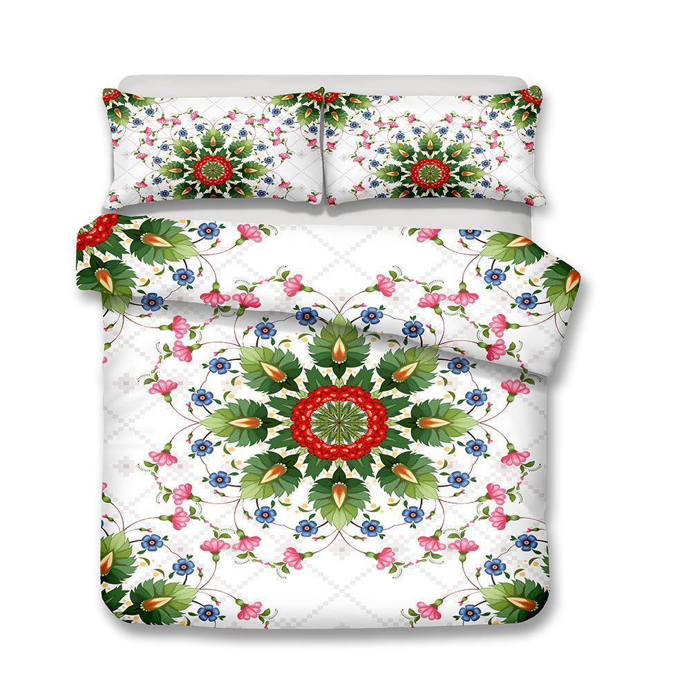 2018 New Design Bohemia Green Theme Bohemian Comforter Boho Bedspreadss3D Customized Duvet Cover Bedding Sets