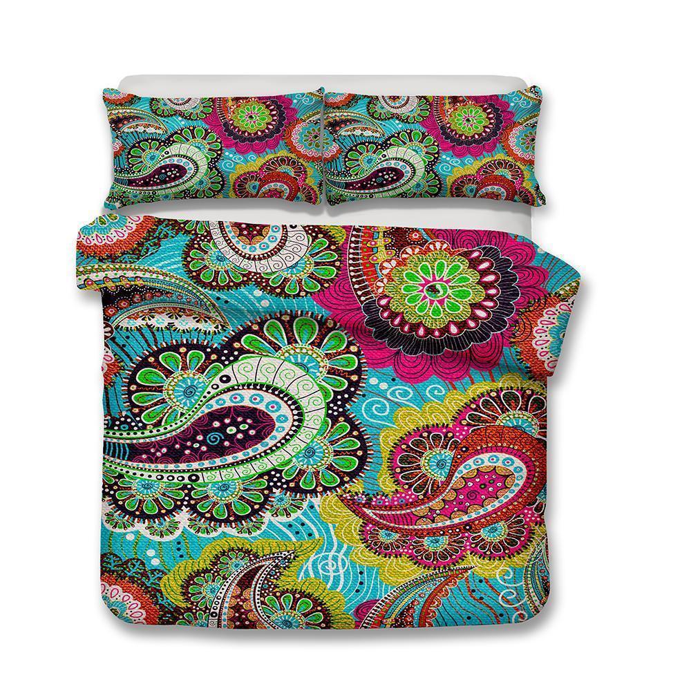 20182019 Theme Bohemian Comforter Boho Bedspreadss3D Customized Duvet Cover Bedding Sets
