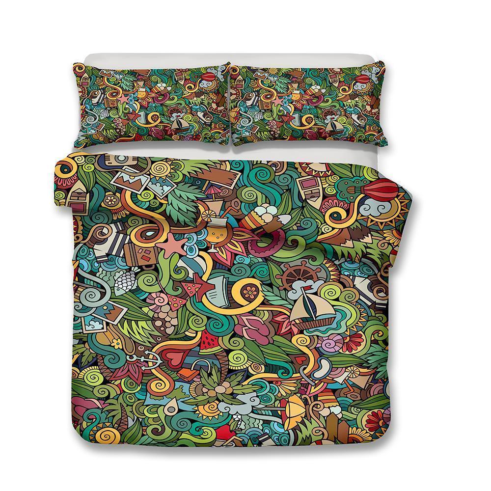 2019 Home Decoration Design Bohemia Gray Bohemian Comforters3D Customized Duvet Cover Bedding Sets