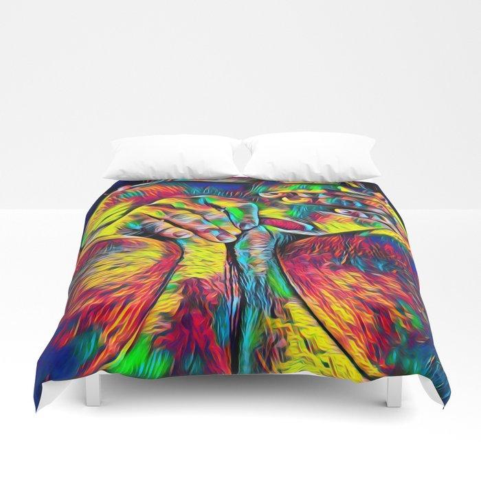 3D 4281s-RES Abstract Pop Color Erotica Pleasuring Psychedelic Yoni Self Love Duvet Cover Bedding Sets