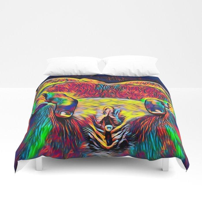 3D 881-HW Abstract Pop Color Erotica Explicit Psychedelic Yoni Pearl in Pussy Duvet Cover Bedding Sets