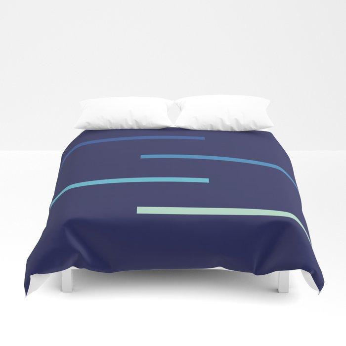 3D Abstract Minimal Retro Stripes Surf Duvet Cover Bedding Sets