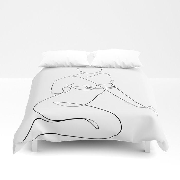 3D abstract nude 2 Duvet Cover Bedding Sets
