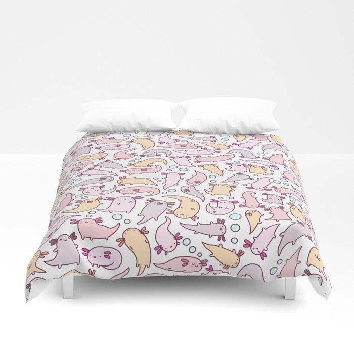 3D Adorable Axolotls Duvet Cover Bedding Sets
