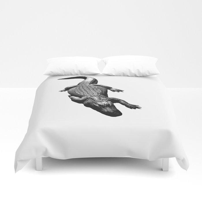 3D Alligators Love to Swim Duvet Cover Bedding Sets