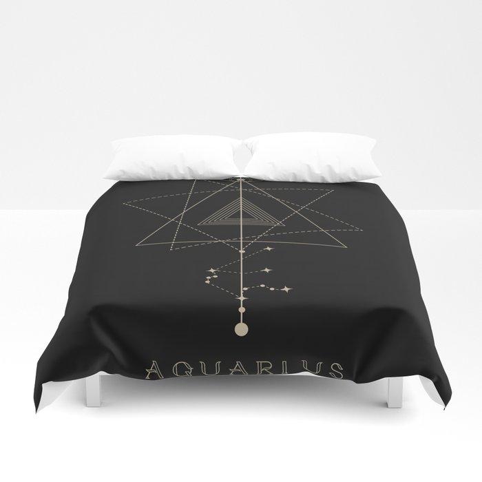 3D Aquarius Zodiac Constellation Duvet Cover Bedding Sets