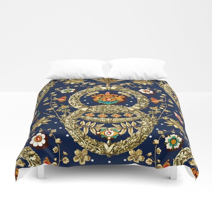 3D Art Nouveau Floral Pattern Duvet Cover Bedding Sets