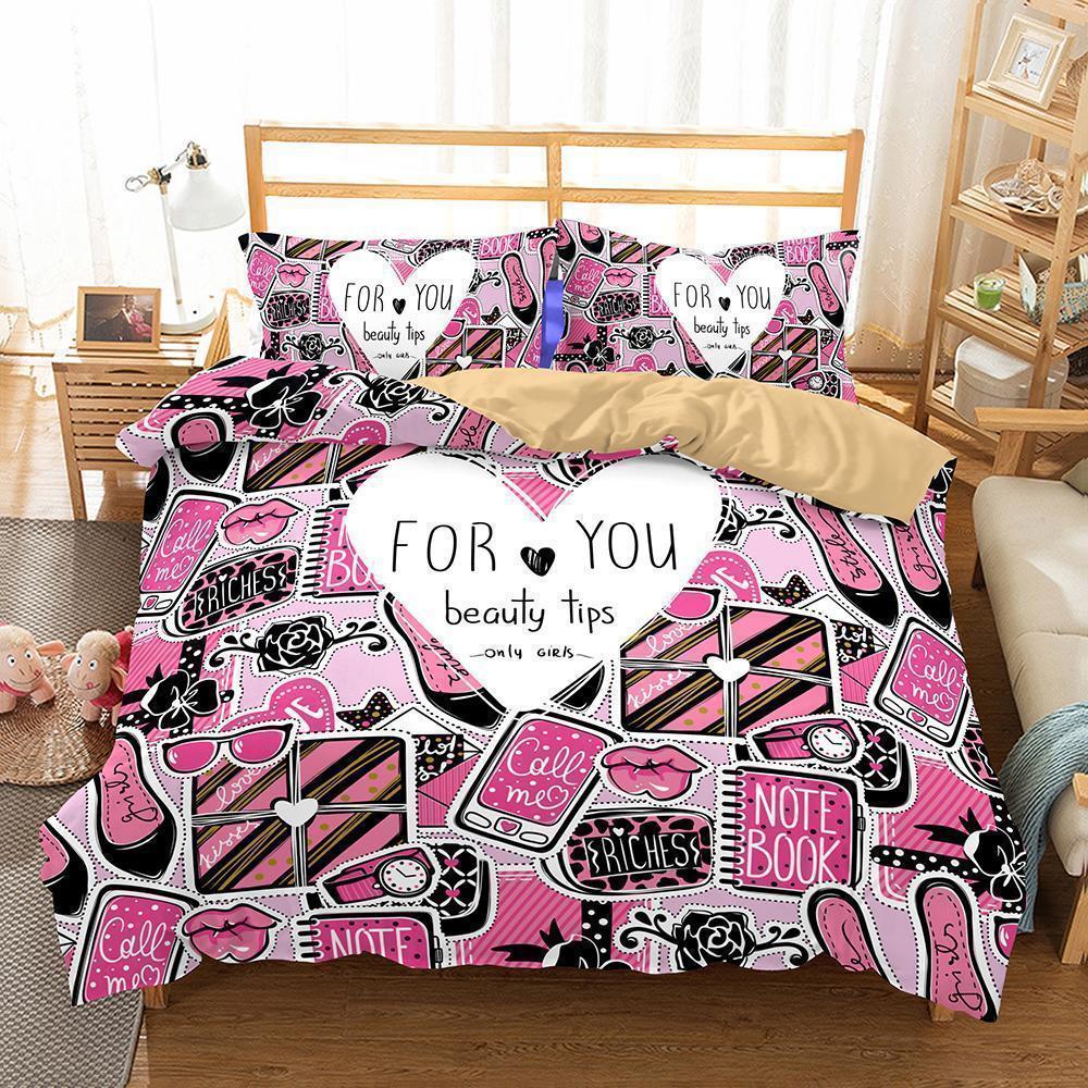 3D Art Pattern Highheeledhoes Coveretcomforter Cover Rose Twinizes3D Customized Duvet Cover Bedding Sets