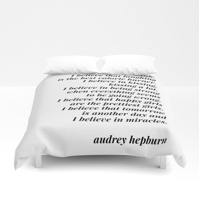 3D Audrey Hepburn quote Duvet Cover Bedding Sets