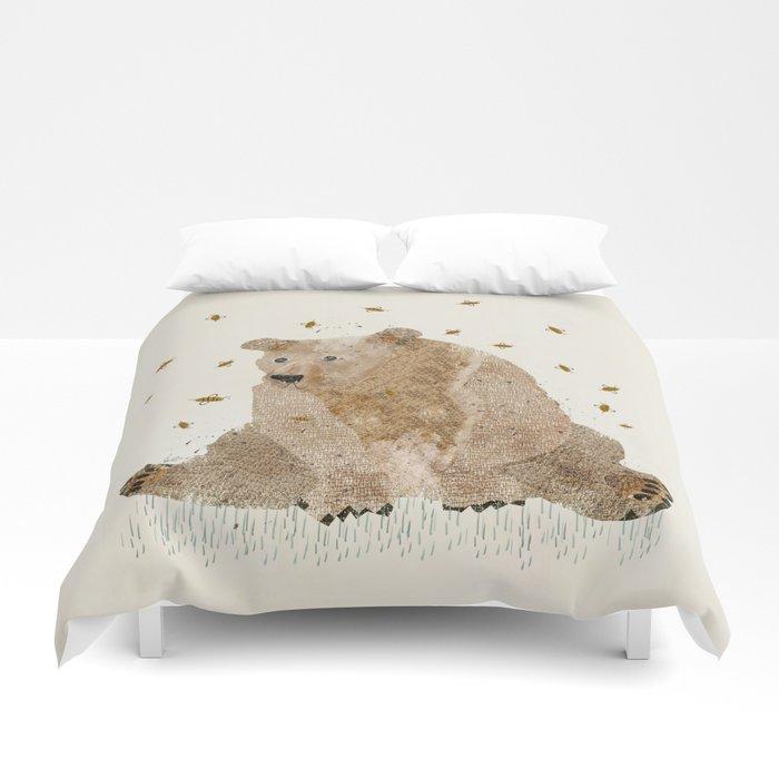 3D bear grizzly Duvet Cover Bedding Sets