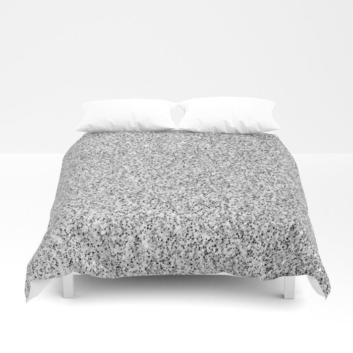3D Beautiful Silver glitter sparkles Duvet Cover Bedding Sets