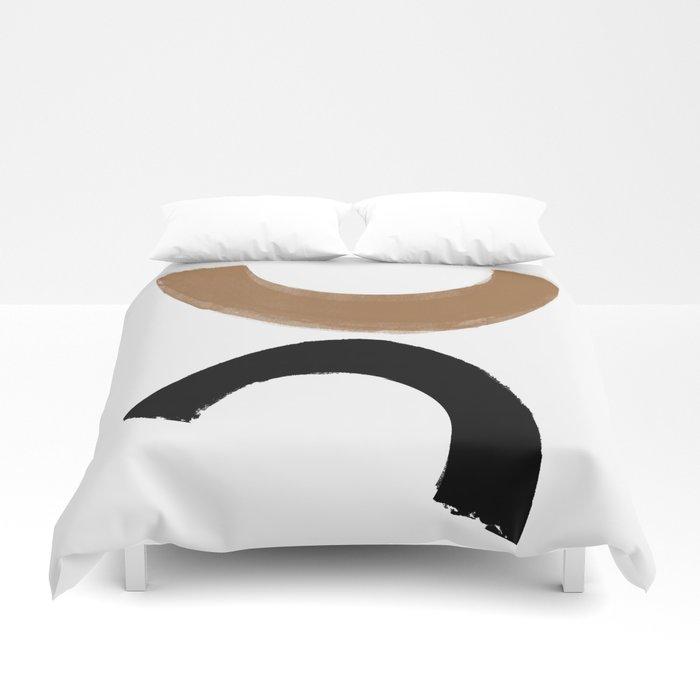 3D Beige and Black Collage Duvet Cover Bedding Sets