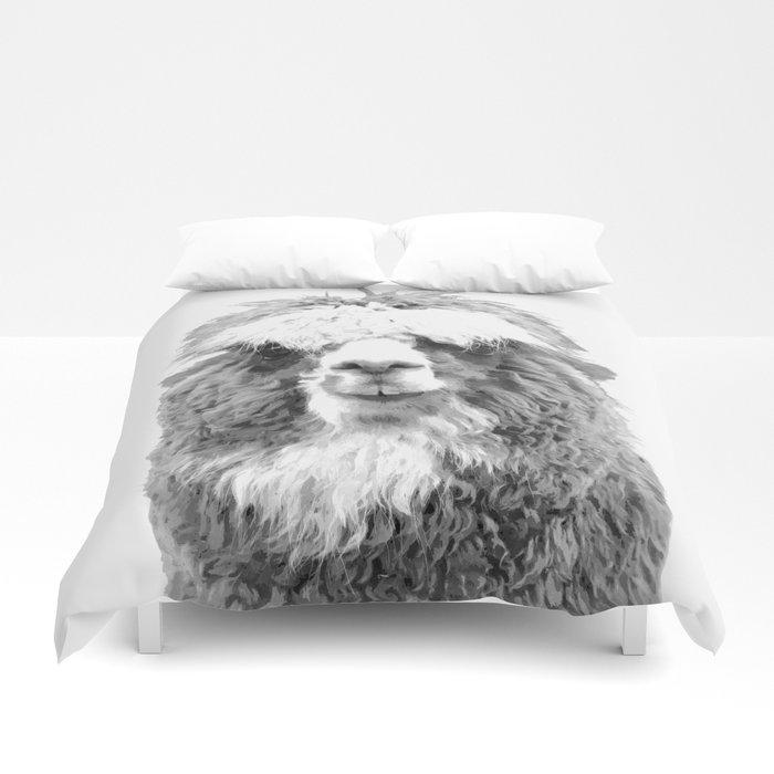 3D Black and White Alpaca Duvet Cover Bedding Sets