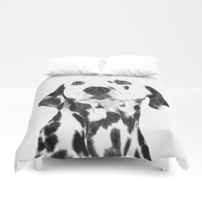 3D Black and White Dalmatian Duvet Cover Bedding Sets