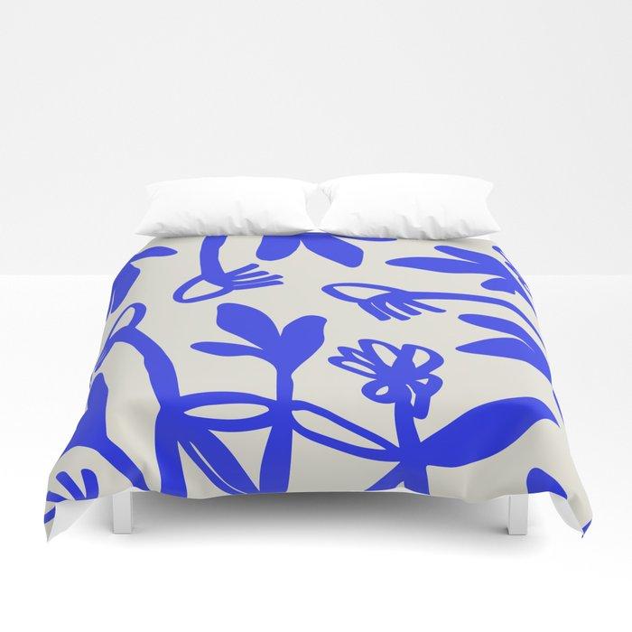 3D Blue flowers Duvet Cover Bedding Sets