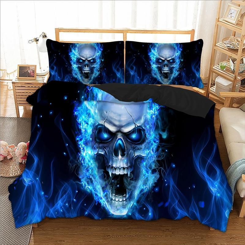 3d bluekull 3D Customized Duvet Cover Bedding Sets