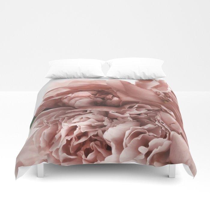 3D Blush Pink Floral Duvet Cover Bedding Sets