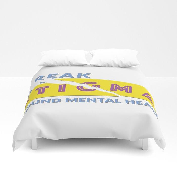 3D Break stigma around mental health Duvet Cover Bedding Sets