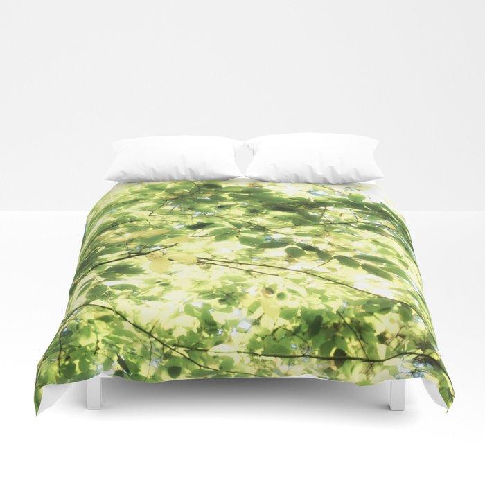 3D Bright Day-green leaves Duvet Cover Bedding Sets