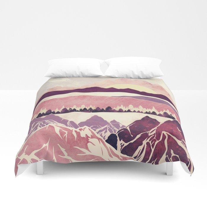 3D Burgundy Hills Duvet Cover Bedding Sets