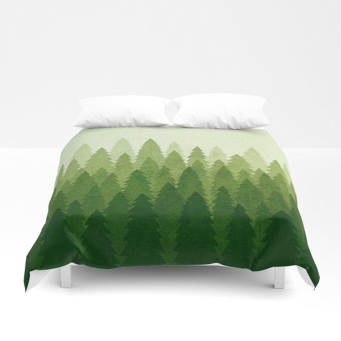 3D C1.3 Pine Gradient Duvet Cover Bedding Sets