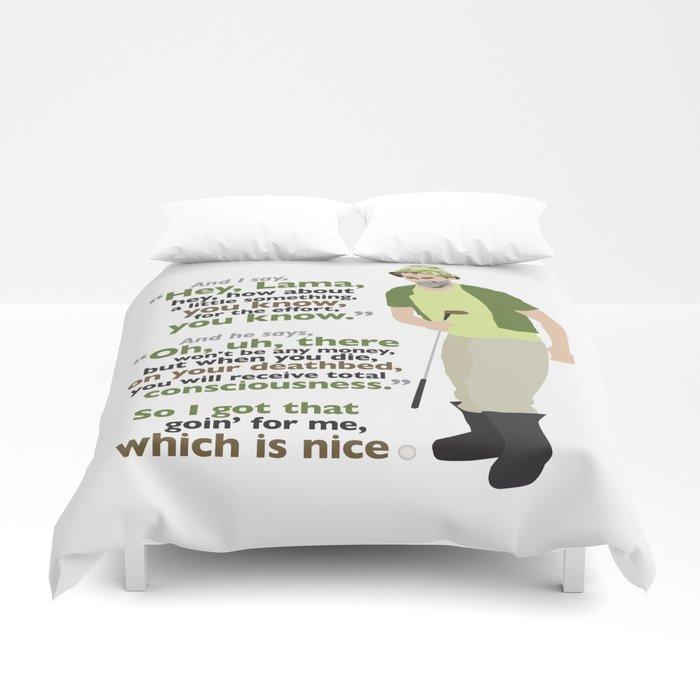 3D Carl Spackler and the Lama Duvet Cover Bedding Sets