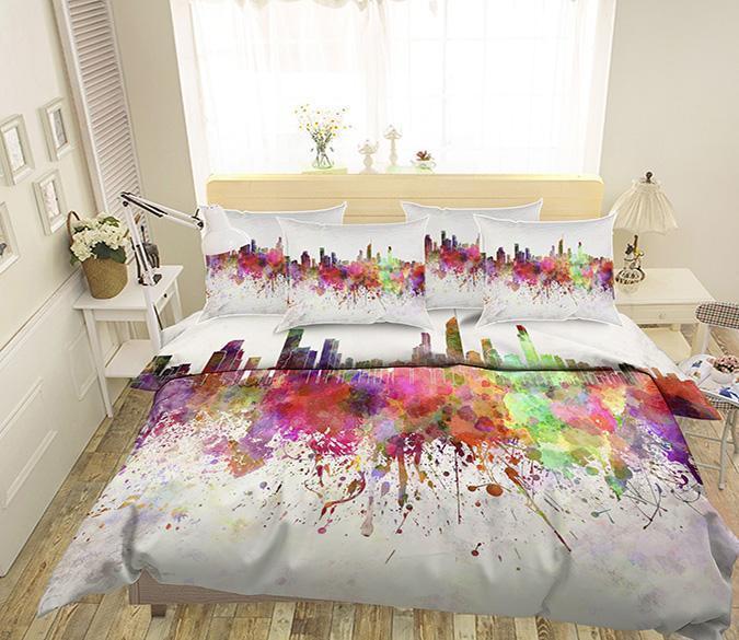 3D Cartoon Whale 134 Bed Pillowcases Quilt