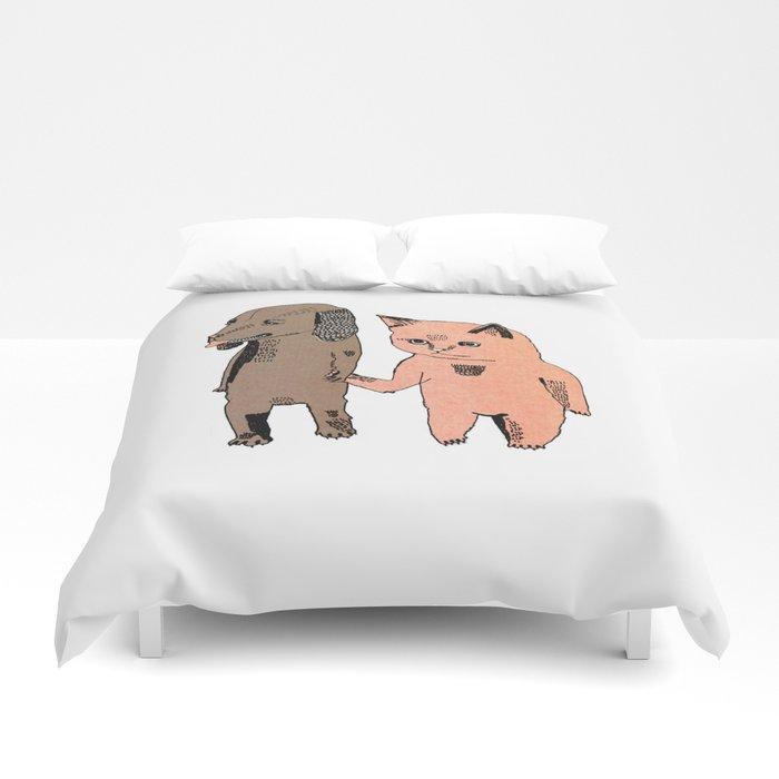 3D Cat and Dog Duvet Cover Bedding Sets