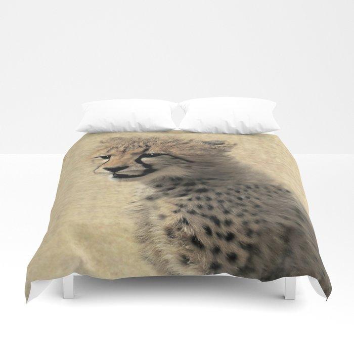 3D Cheetah cub Duvet Cover Bedding Sets