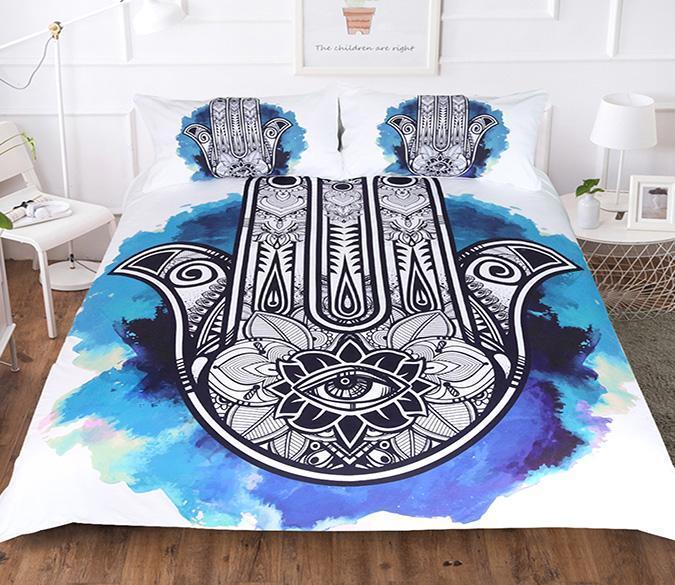 3D Christmas Eve 55 Bed Pillowcases Quilt