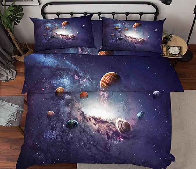 3D Christmas Goodbye 167 Bed Pillowcases Quilt