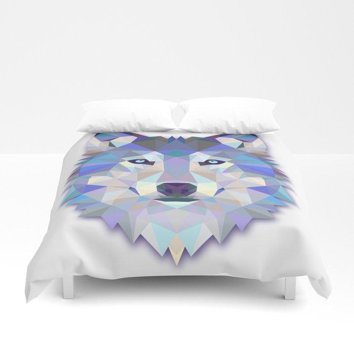 3D Colorful Wolf Duvet Cover Bedding Sets