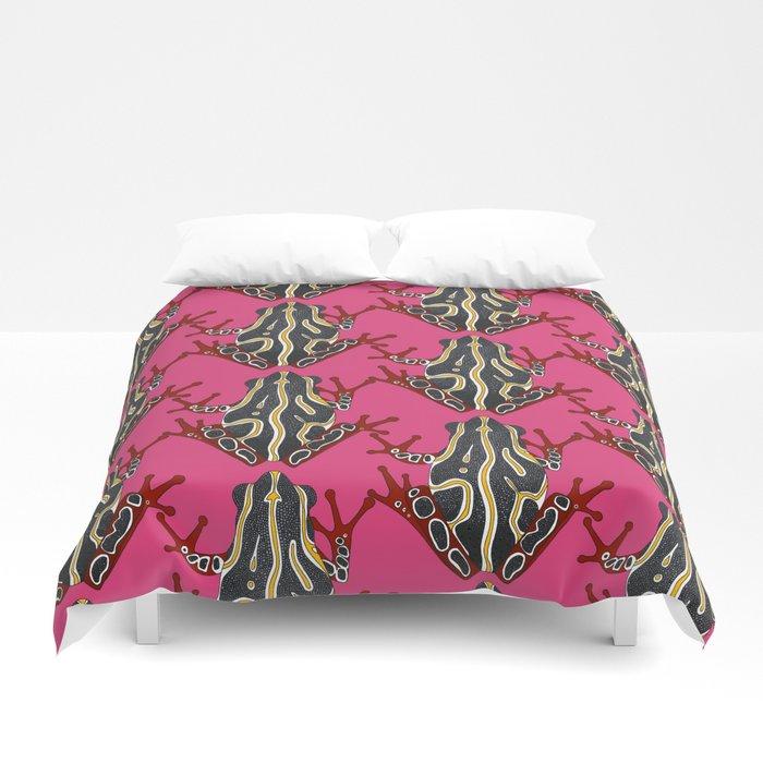 3D congo tree frog pink Duvet Cover Bedding Sets
