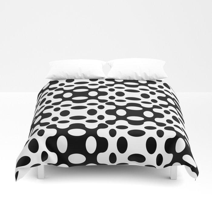 3D Connecting Ovals Duvet Cover Bedding Sets