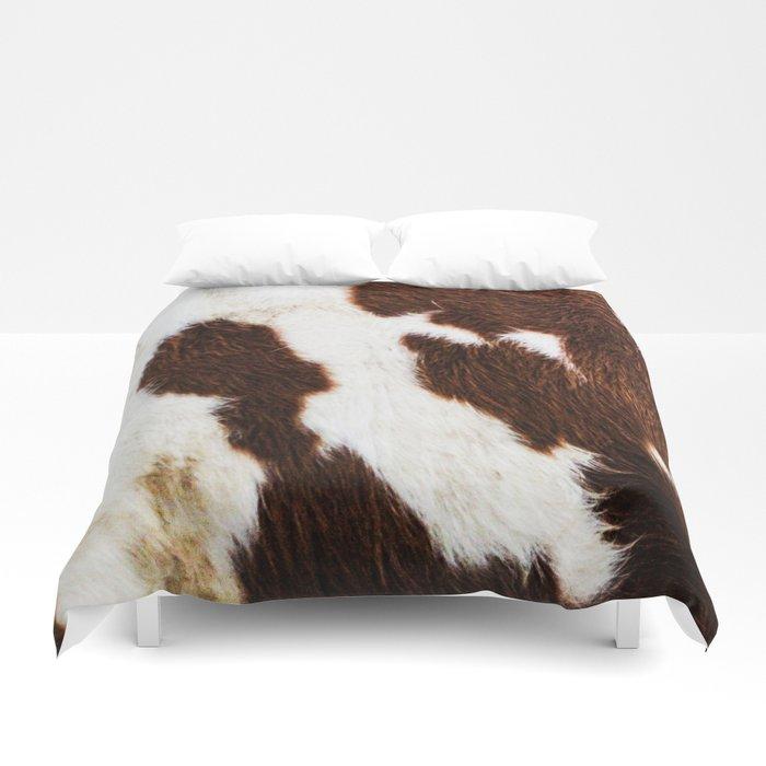3D Cowhide Brown Spots Duvet Cover Bedding Sets