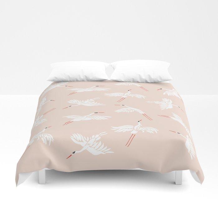 3D Crane Dance Duvet Cover Bedding Sets