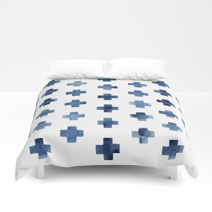 3D Crosses Scandinavian Pattern Duvet Cover Bedding Sets