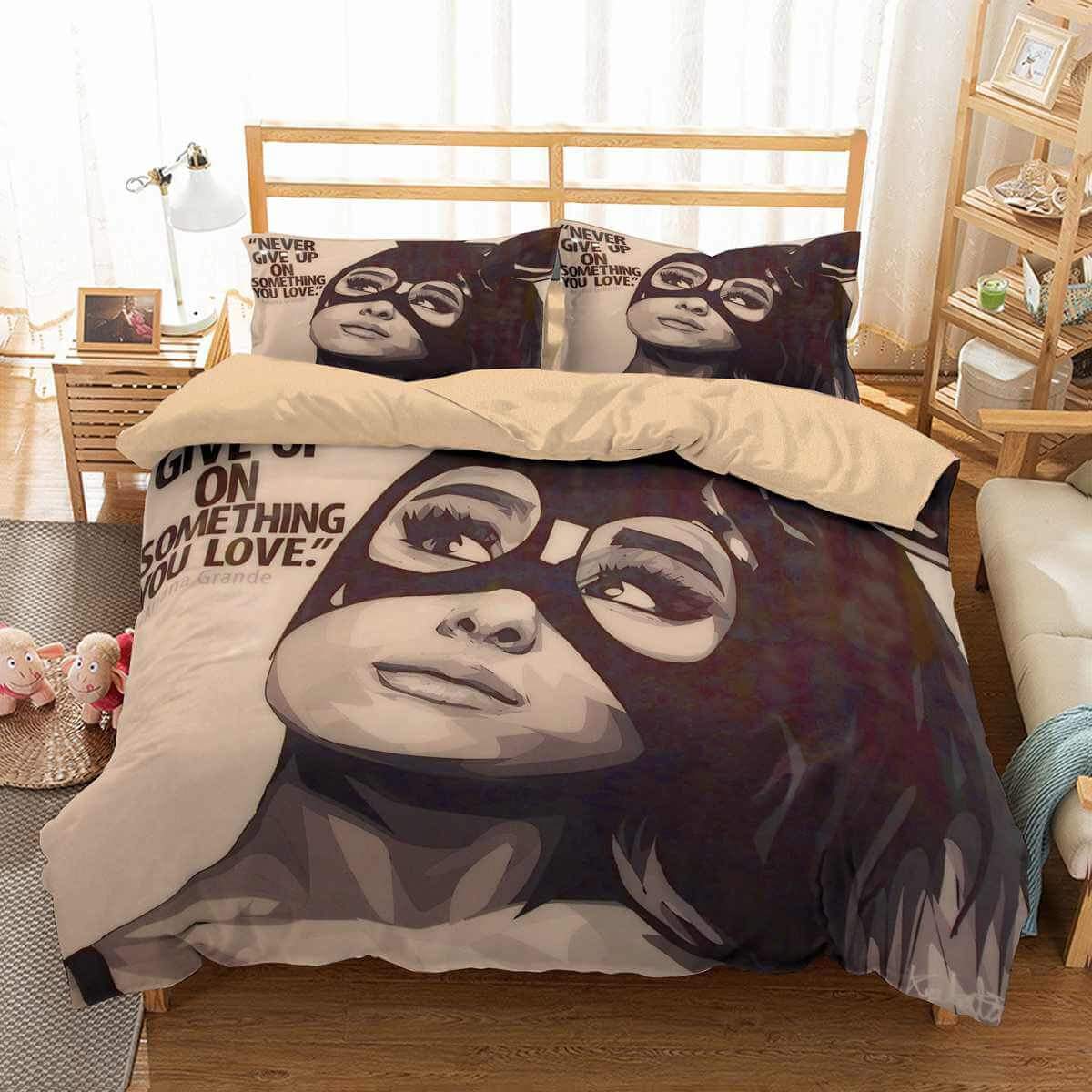 3D Customize Ariana Grande Customized Bedding Sets Duvet Cover
