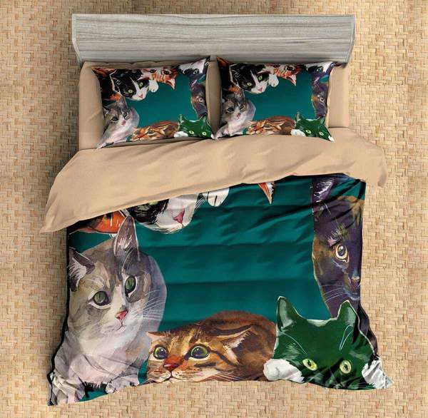 3D CUSTOMIZE CATS 3D Customized Duvet Cover Bedding Sets