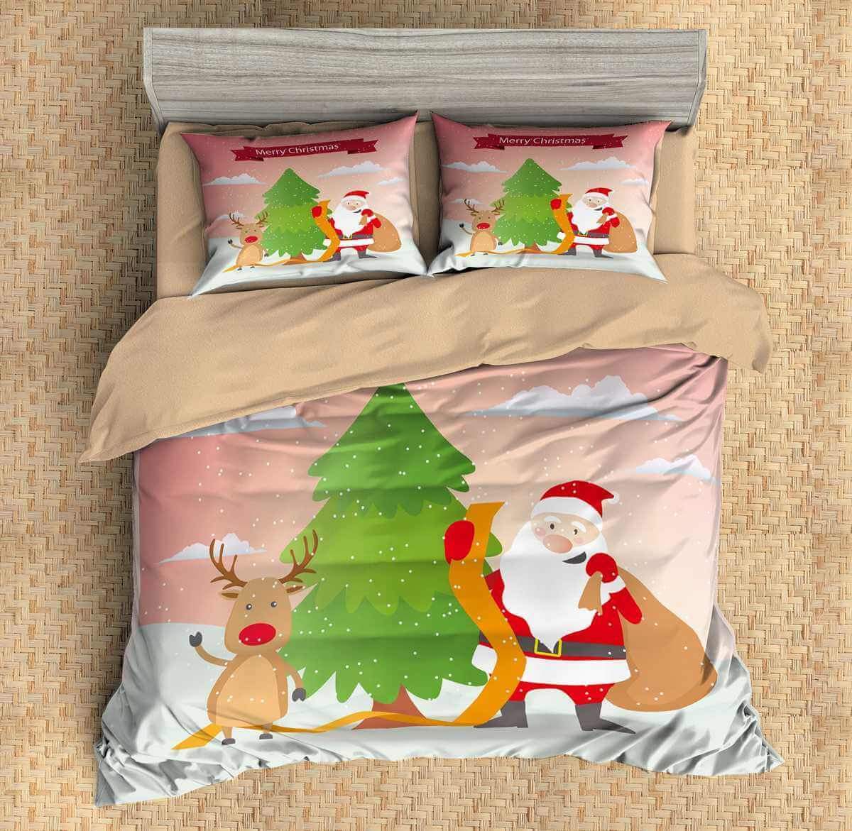3D Customize Christmas Customized Bedding Sets Duvet Cover