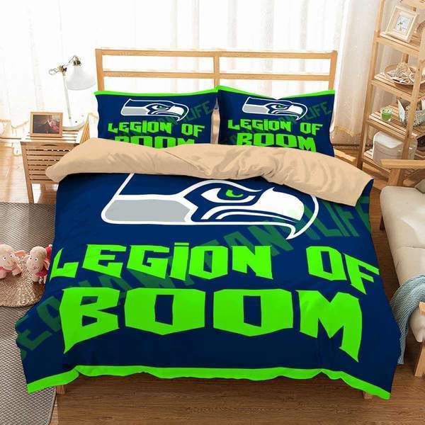 3D Customize eattle eahawks 3D Customized Duvet Cover Bedding Sets