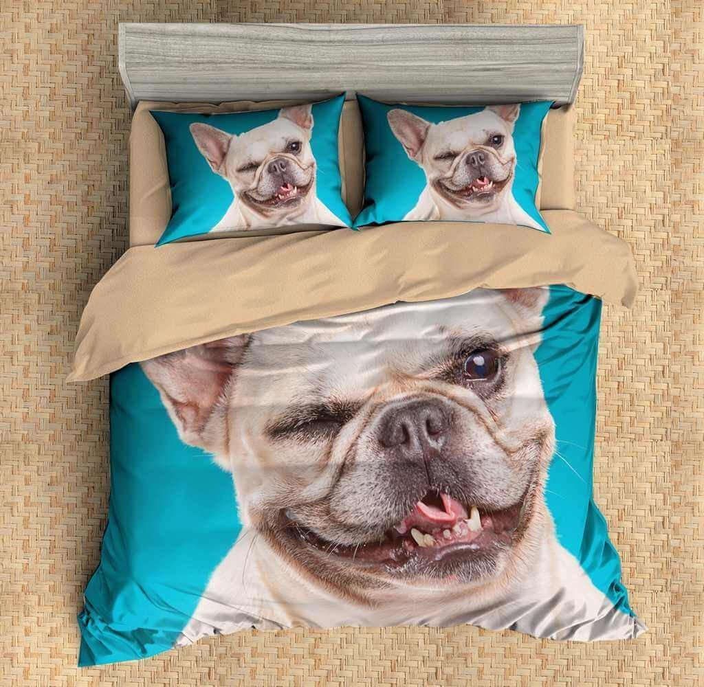 3D Customize French Bulldog Customized Bedding Sets Duvet Cover