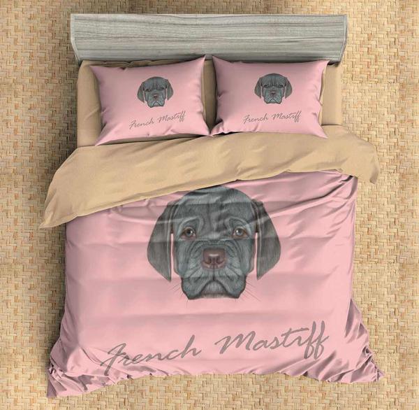 3D Customize French Mastiff 3D Customized Duvet Cover Bedding Sets