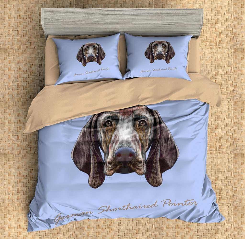 3D Customize German Shorthaired Pointer Customized Bedding Sets Duvet Cover