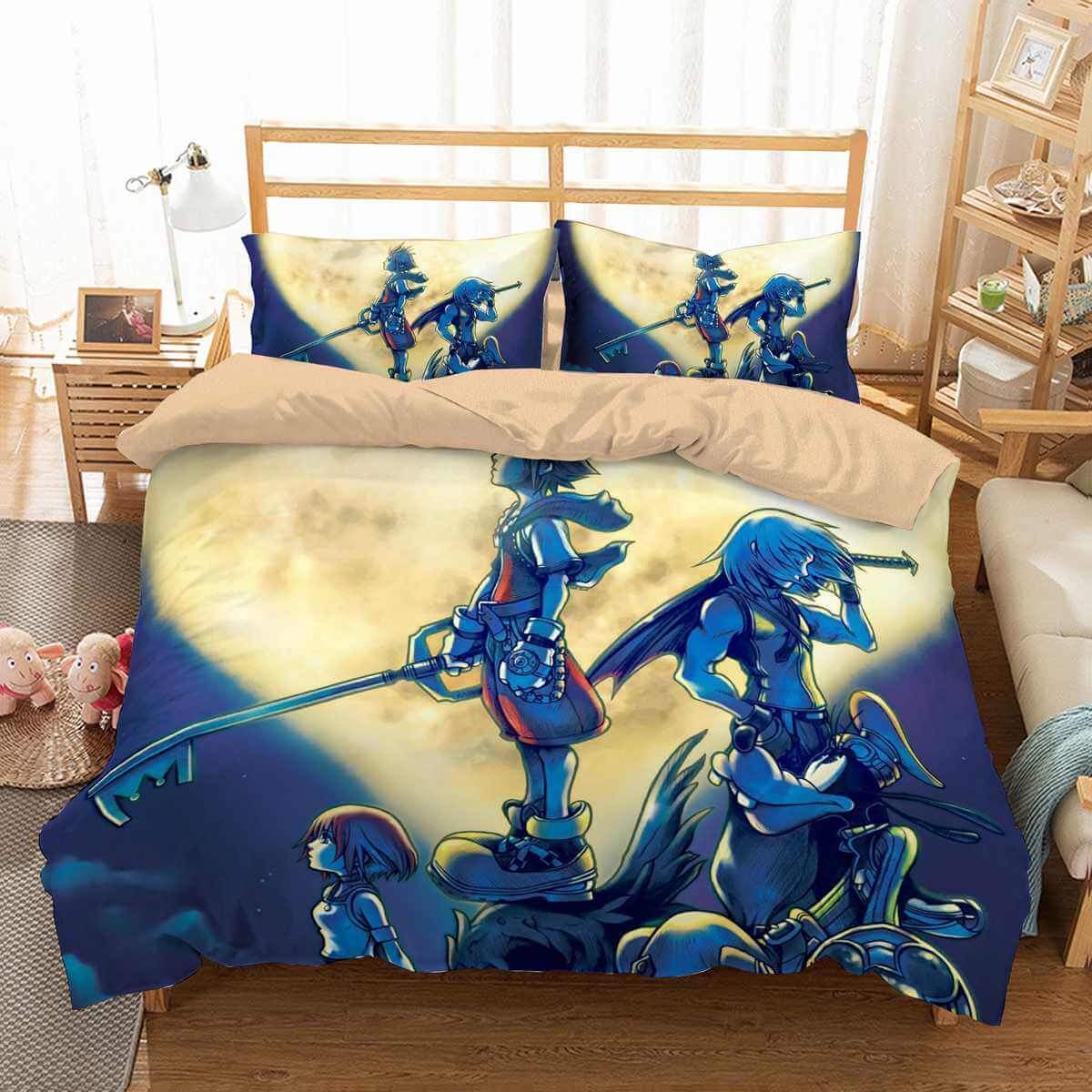 3D Customize Kingdom Hearts Customized Bedding Sets Duvet Cover
