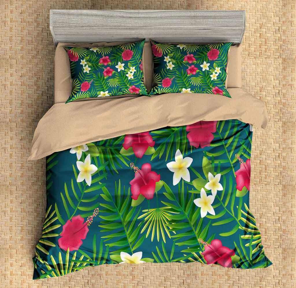 3D Customize Leaves Customized Bedding Sets Duvet Cover