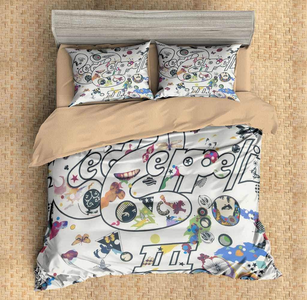 3D Customize Led Zeppelin Customized Bedding Sets Duvet Cover