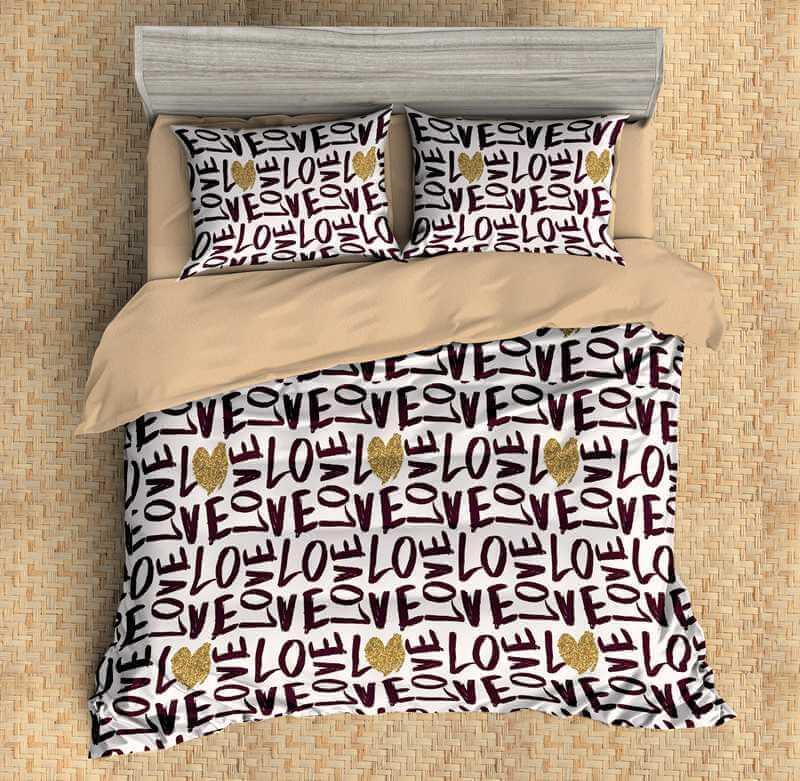 3D Customize Love Customized Bedding Sets Duvet Cover